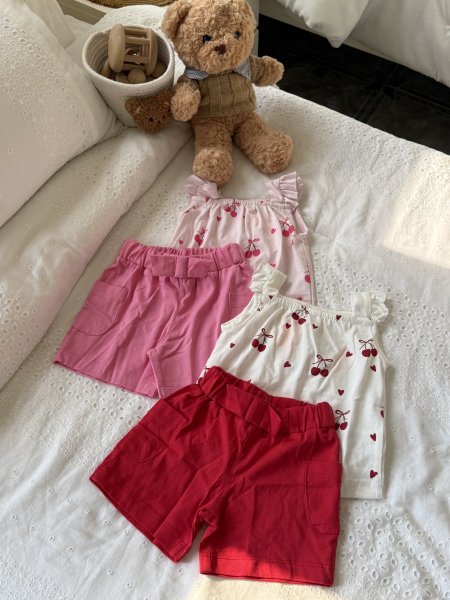 طقم شرط وبلوزة عملي 🍒🌸