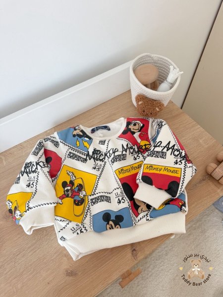 بلوزة برسومات ميكي ماوس