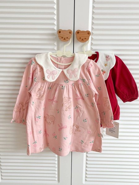 فستان ربيعي فيونكات زهري