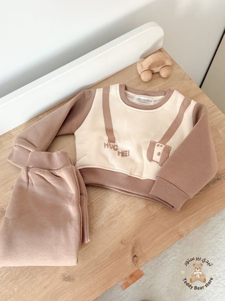 طقم فوتر بلونين مع رسومات